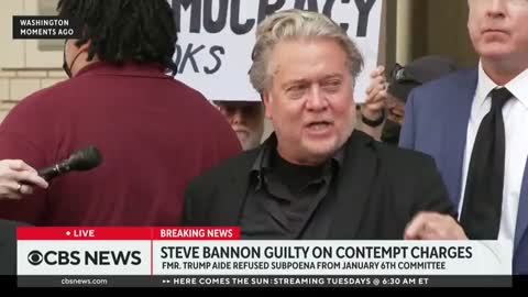 Bannon Goes Off In Post Verdict Presser: ‘Gutless … Show Trial Committee’