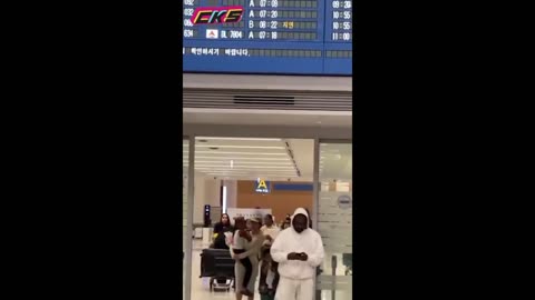 Kanye West and Bianca Censori arrive in South Korea