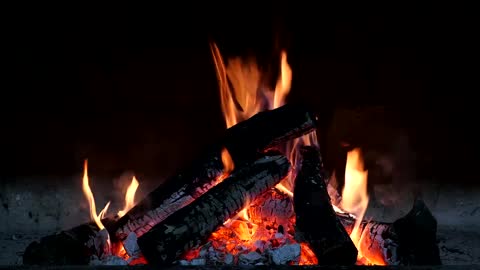 30min of Relaxing Fire Sounds, Fireplace, Bonfire