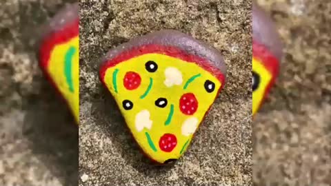 latest funky stone and rock painting ideas