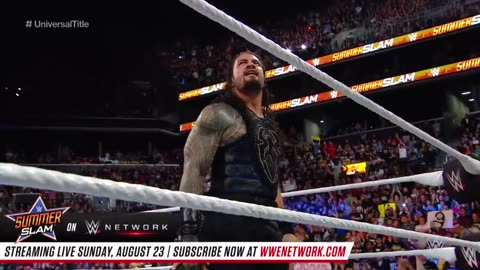 FULL MATCH - Brock Lesnar vs. Roman Reigns - Universal Title Match: SummerSlam 2018