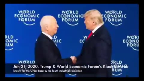 Trump & Klaus Schwab - Best Buds - Good Ole Boys