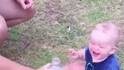 Funny Baby Videos playing # Short