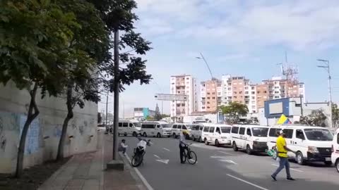 Protesta de transportadores especiales 25M García Cadena