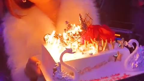 Elaborate Cake Catches Outfit on Fire