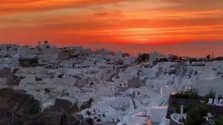 Spectacular Sunset in Santorini