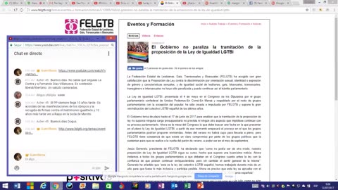 La ley mordaza LGTB será aprobada en septiembre en España 🇪🇸 🏳️‍🌈 🇪🇸 🏳️‍🌈 (12-7-17)