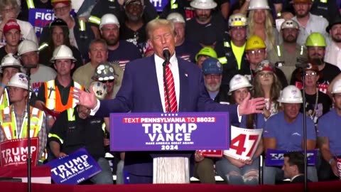 Security tackle attendee at Trump rally in Pennsylvania