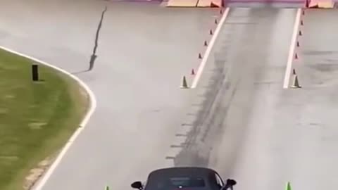 A dedicated track designed for car drift practice