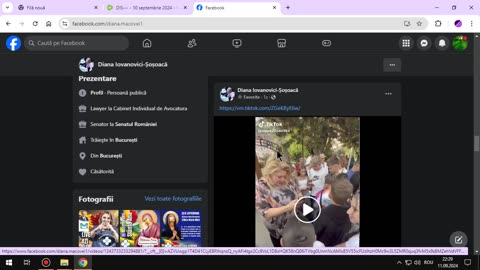Diana Șoșoacă - Scurt video de pe TikTok - 10 septembrie 2024