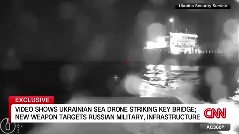 New video shows attack on _4 billion Russian bridge