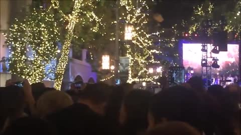 THE GROVE TREE LIGHTING 2015