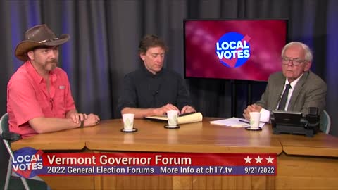 Vermont Gubernatorial Debate - Kevin Hoyt (I) and Peter Duval (I)