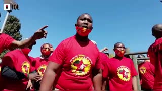 Numsa members march in Bellville