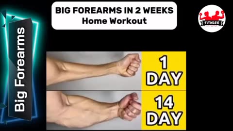 Big Forearms in 2 Weeks Home Workout 🔥