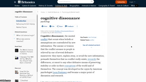 Cognitive Dissonance