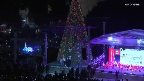 Trees, nativity scenes and markets People start to celebrate Christmas season