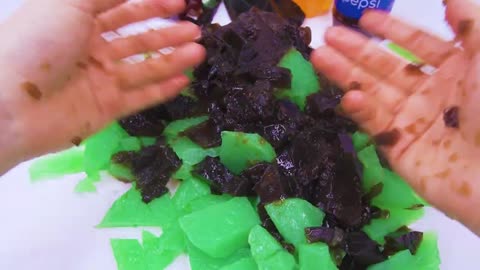 Satisfying Video l Make Angry Hulk Jelly With Different Fanta, Coca Cola, Pepsi, Sprite