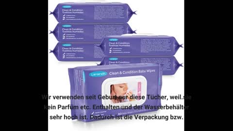 WaterWipes Biologisch abbaubare Original Baby-Feuchttücher, hergestellt aus 99,9 % Wasser