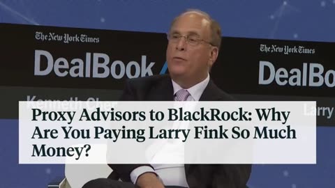 🚩Trouble brewing at BlackRock, some shareholders want to block Fink's compensation