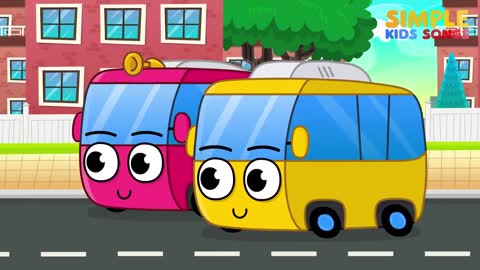 Wheels on the bus song for kids,babies song and nursery song 2021