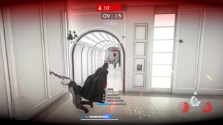 SWBF2: Arcade Onslaught Darth Vader Bespin Gameplay