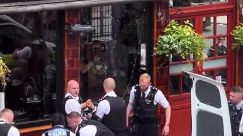 Camden, London Apparently.. the Thug being arrested had a knife on him and