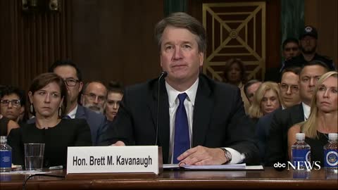 Brett Kavanaugh delivers opening statement at hearing.