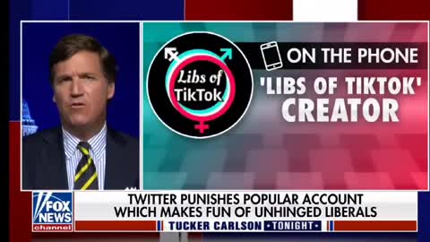 The creator of Libs of Tik Tok on Tucker Carlson's show