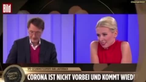 doch die Corona Infektion nachgewirkt oder versucht Karl Lauterbach sich als Kabarettist?