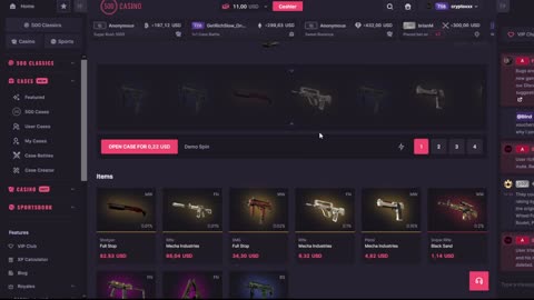 500 Casino - Open Cases | $50k Cases Royale | $11 Free Voucher ($25,000 Voucher Drop 🔥)