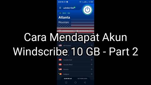 Cara Cepat Membuat Akun Windscribe Gratis 10 GB