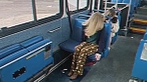 Bus driver goes the extra mile for this disabled woman.