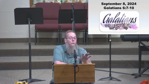 Sunday Sermon at Moose Creek Baptist Church, North Pole, AK, 9-8-2024