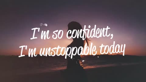 Sia - Unstoppable (Lyrics Video)