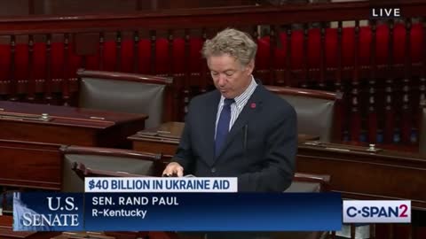 "My Oath Of Office Is To The US Constitution": Paul SHREDS Congress's $40 Billion Ukraine Bill