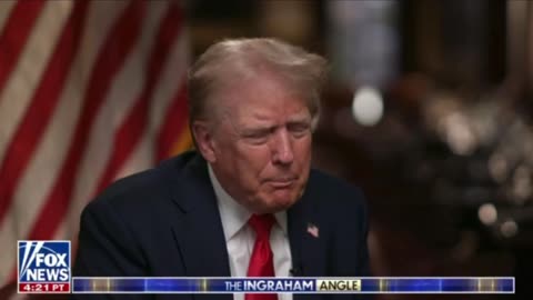 President Trump interview on Ingram Angle part 1