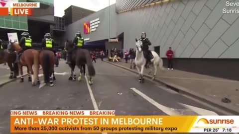 🚨HAPPENING NOW: Melbourne’s notorious “peace protesters” have taken our