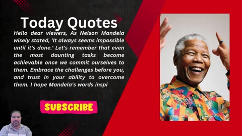 Overcoming the Impossible Mandela's Words of Inspiration Motivational Quotes