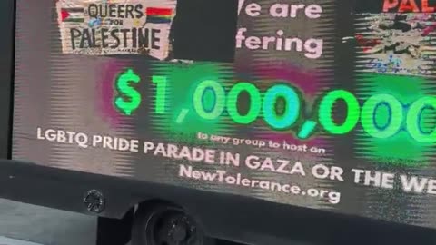 Queers for Palestine offered a million dollars to march in Gaza (9-17-24)