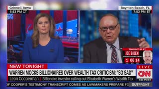 Billionare Leon Cooperman slams Warren