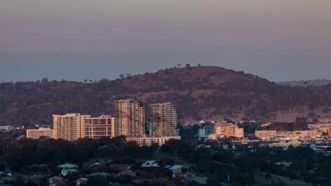 Rising Pink Full Moon, Canberra Australia_1