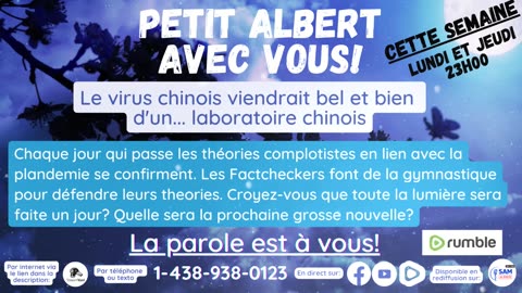 Petit Albert avec vous! - Quelle est la prochaine théorie complotiste qui s'avérera vraie?