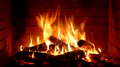 Fireplace Fire and Sound Full HD and 4K