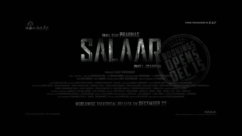 Salaar CeaseFire Telugu Trailer Prabhas