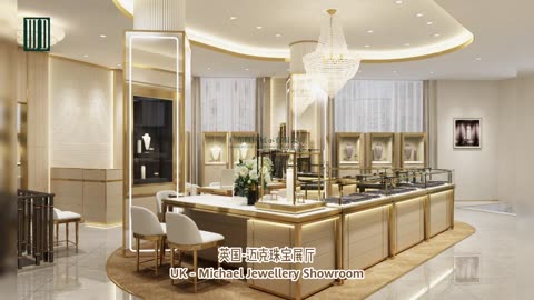 High-end jewelry showcase project in the UK