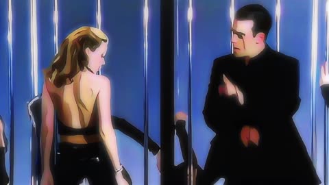 Robbie Williams Kylie Minogue Kids 2000 1080p anime effect