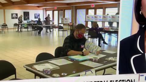 Poll Worker Marking Ballots in Plain Sight?