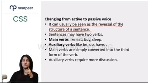 Active and passive voice