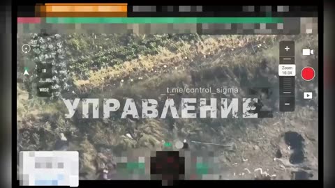 Destroyed Ukrainian vehicles and multiple dead Ukrainian soldiers. Kursk